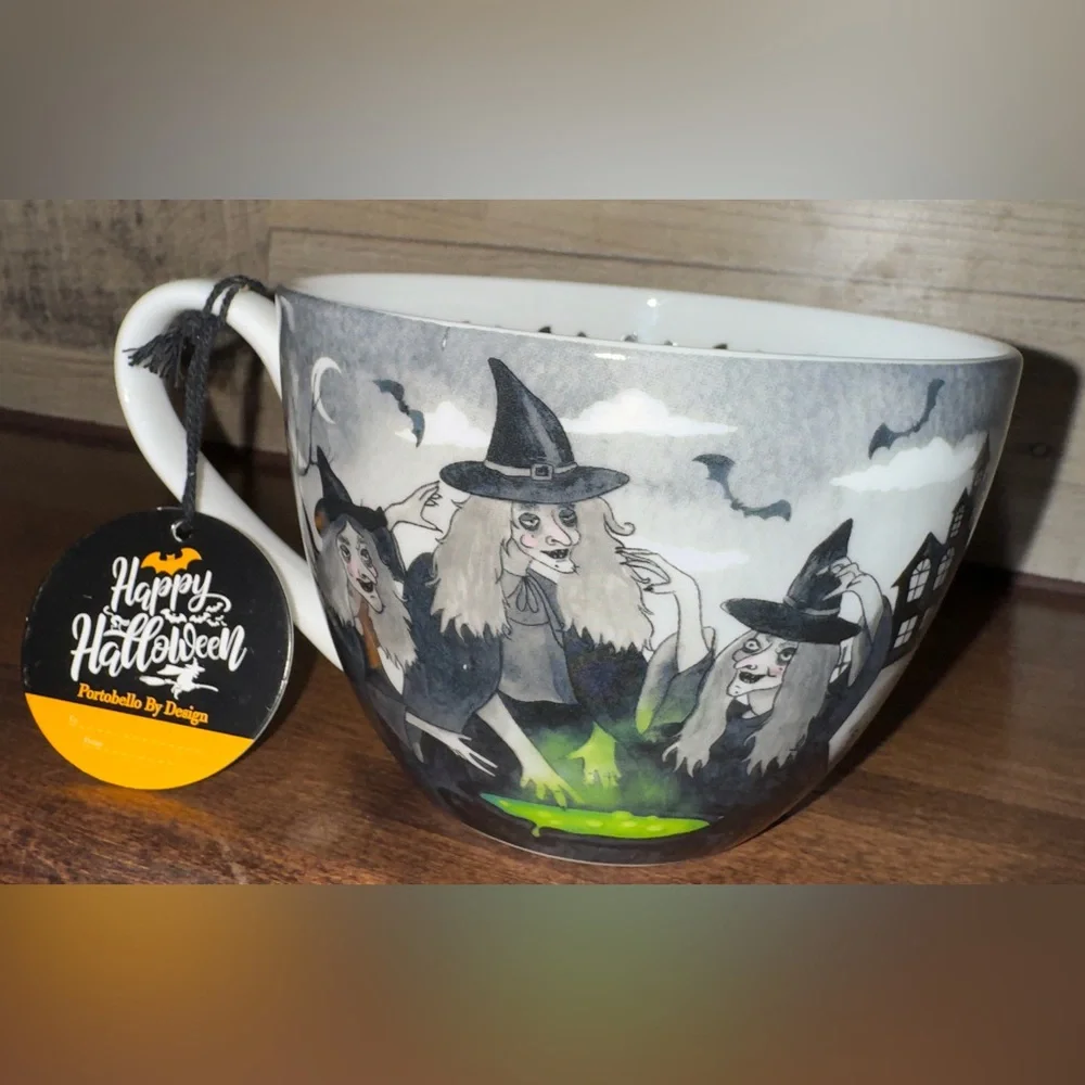 SUPER CUTE ๐ฅฐ PORTOBELLO BY DESIGN HALLOWEEN WICKED WITCHES ๐งโโ๏ธ COFFEE MUG - Picture 10 of 17